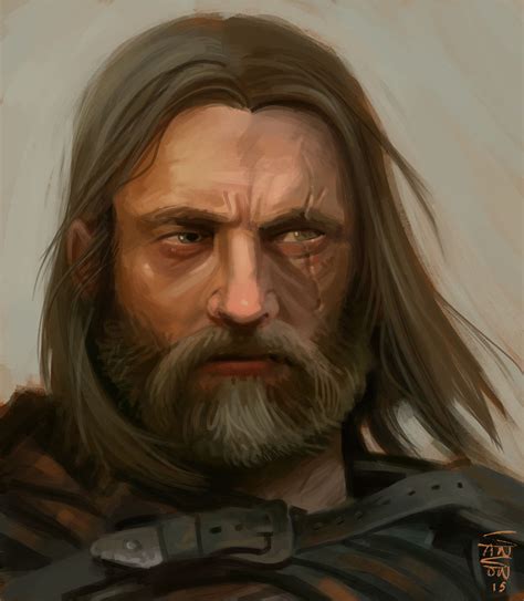 Old Warrior Ludovic Sanson Character Portraits Character Art Portrait