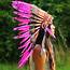 Pink Chief Headdress  65cm – Indian Novum Crafts