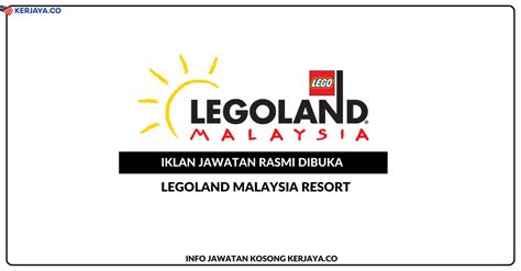 Jawatan Kosong Terkini Legoland Malaysia Resort • Kerja Kosong Kerajaan