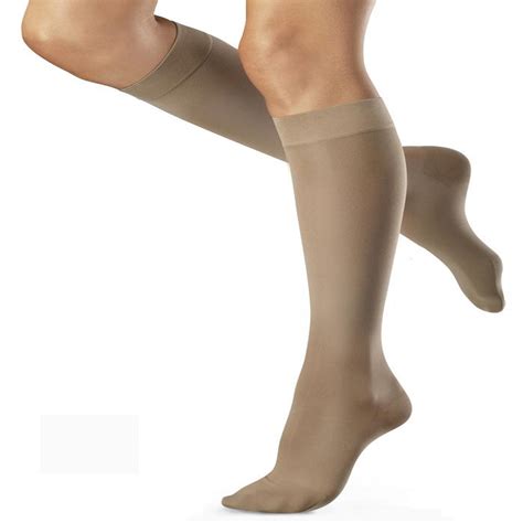 Venosan 6001 Stocking Ad Bknee Long Closed Toe Large Beige Sss