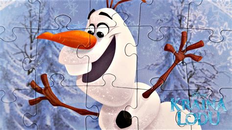 Olaf 3in1 Puzzles Puzzle 3w1 Frozen Kraina Lodu Disney