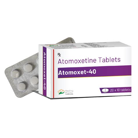 Atomoxetine Atomoxet 40 40 Mg