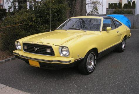 Bright Yellow 1977 Mach 1 Ford Mustang Ii Hatchback Mustangattitude