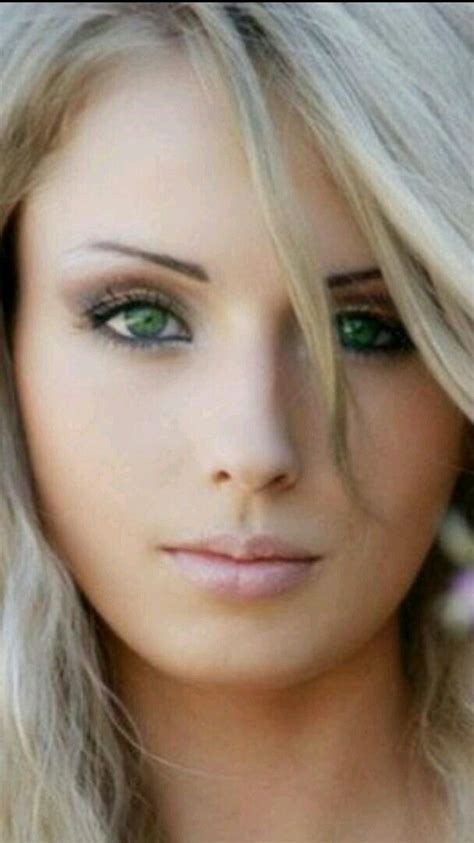 Pin By Bob Eberth On Stunning Faces Beautiful Girl Face Blonde Green