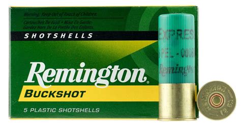 Remington Magnum Buckshot Amo 12ga 000buck 8 Pel 2 34 In 1325 Fps 5rd