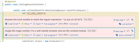 Our first stop is simply converting a string to camel case. java - Assign this magic number 5 to a well-named constant ...