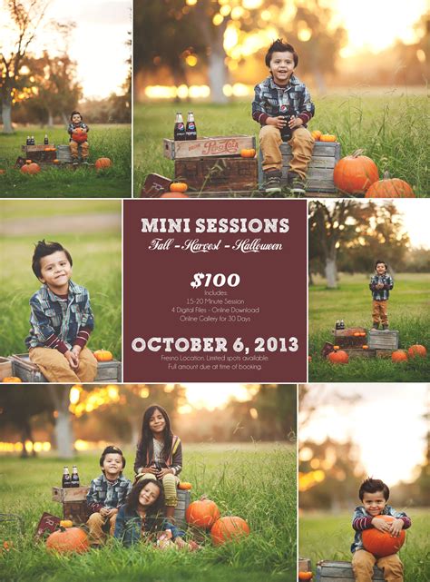 Fall Harvest Halloween Mini Sessions Fresno Ca Mini Sessions