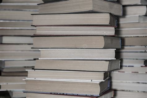 A Stack Of Old Books In The Library Stock Photo Image Of Knowing