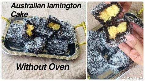Soft and moist pineapple cake can be easily prepared at home even without an oven. Australian lamington Cake without Oven & withOven ...