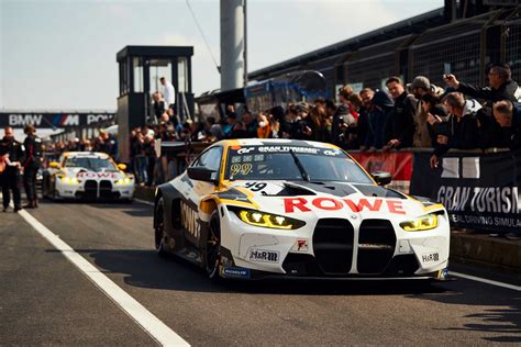 Top Three Lock Out For The Bmw M4 Gt3 Victory For Rowe Racing Ahead