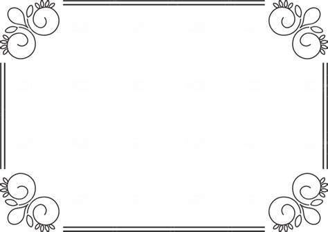 Decorative Border Frame Design Template - Photo #1173 - PngFile.net