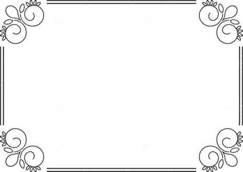 Decorative Border Frame Design Template Photo 1173