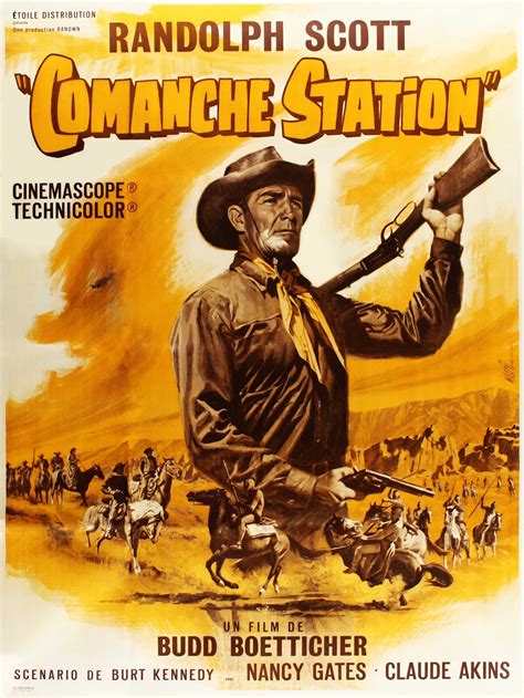 Comanche Station Western Movies Movie Posters Vintage