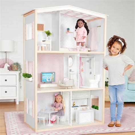 Our Generation Sweet Home Wooden Doll House Smyths Toys Ireland