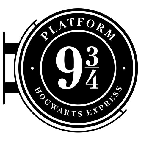 Platform 9 3/4 SVG Harry Potter svg cricut SVG | Etsy