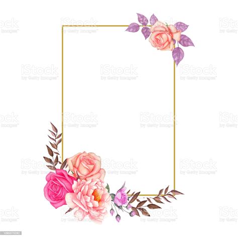 Blume, flores, albom, ast png. Rose Blätter Hochzeit Aquarell Kranz Sträuße Floralen ...