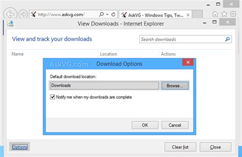 Tip How To Change Downloads Folder Location In Your Web Browser Askvg