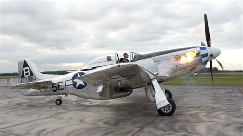 P 51 Mustang Lucky Lady Vii Literally Fires Up And Shows Off Her Best