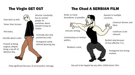 the virgin get out vs the chad serbian film r virginvschad