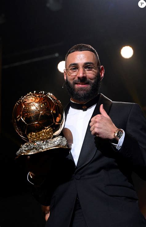 Karim Benzema Ballon Dor Masculin 2022 66ème Cérémonie Du Ballon Dor Au Théâtre Du