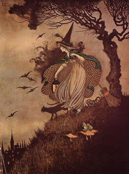 Beautiful Vintage Witch A History Of Witches Pinterest