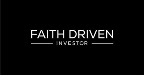 What Is The Faith Driven Investor With Henry Theology Of Work