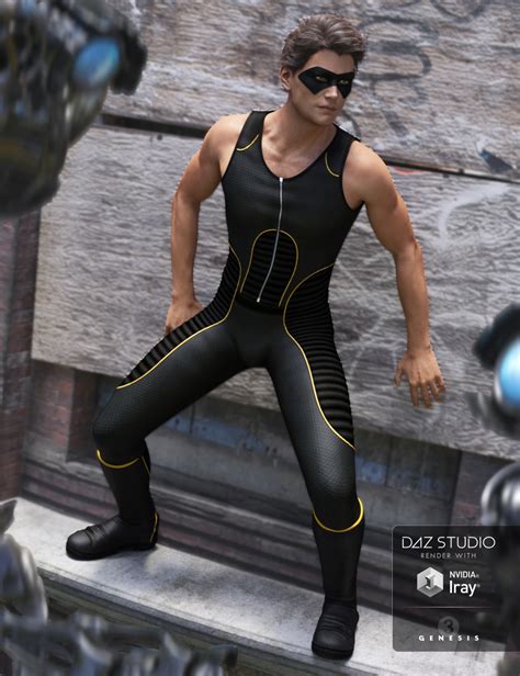 Super Bodysuit For Genesis 3 Males Daz 3d