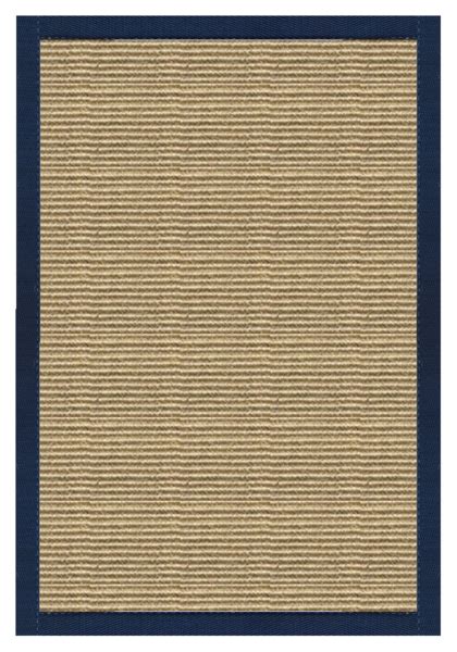 Seal teams are split into 2 groups: Bone Sisal Rug with Navy Blue Cotton Border | Sisal rug ...