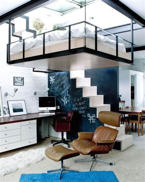 10 Masculine Loft Bedroom Ideas And Inspirations Studio Apartment