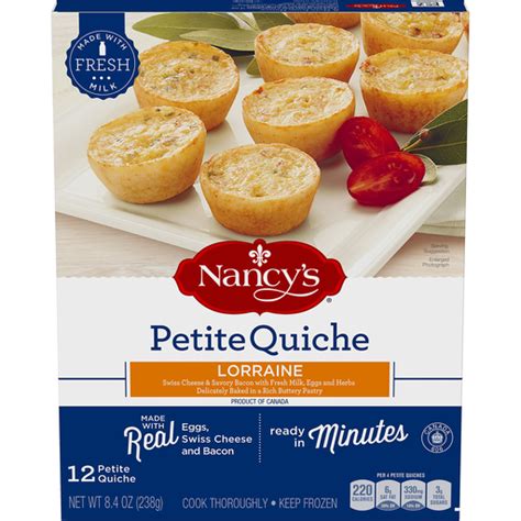 Nancys Lorraine Petite Quiche Appetizers And Snacks Yoders Country
