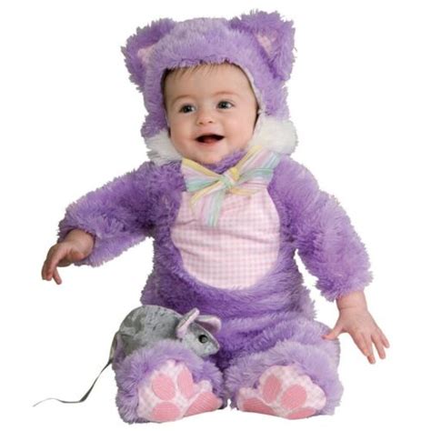 Rubies Kuddly Kitty Baby Costume Purple Fuzzy Jumpsuit New Size 12