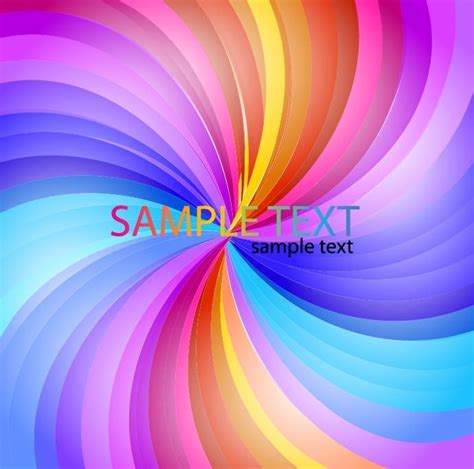 Abstract Rainbow Stripe Vector For Free Download Freeimages