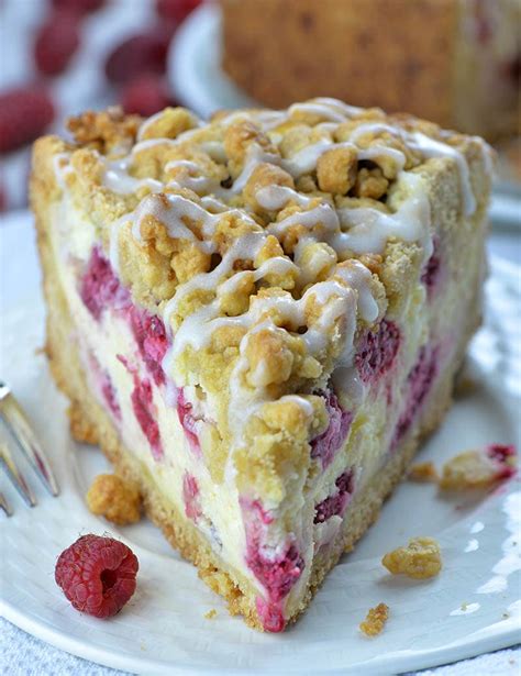 Raspberry Cheesecake Crumb Cake Two Easy Desserts In One