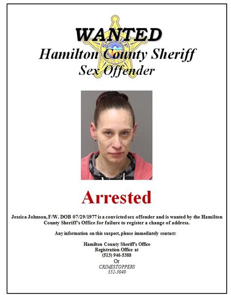 Hamilton County Sheriffs Office On Twitter Jessica Johnson Was