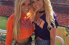 college girls clemson hot girl university degree football sorority gameday outfit 590x reason outfits acidcow touch banner cheer erotic politz