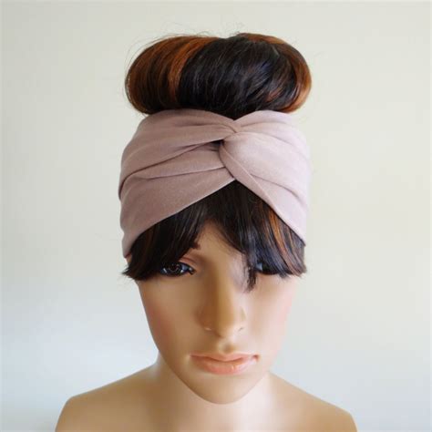 Tan Headbandhead Wraphair Wrap