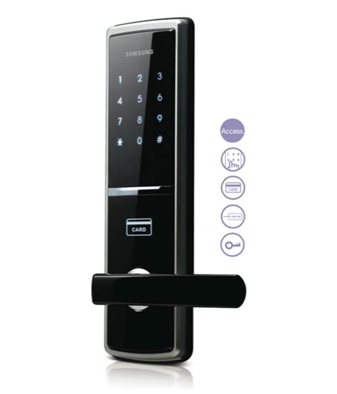 Buy Samsung Digital Door Lock With Rf Card Password And Key Shs 5120