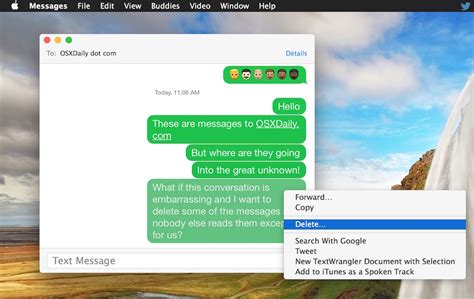 Also you should be attentive as for complete uninstallation you have to delete all hidden service files. How to Delete Specific Message Segments in Mac OS X Messages