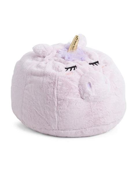 The swivel seat is padded with 2 of foam and covered with mesh upholstery. Large 30" Plush Unicorn Bean Bag Chair | Bean bag chair ...