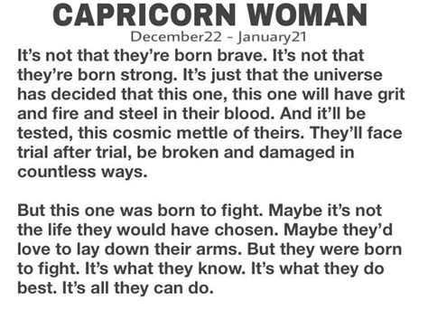 A cancer man and capricorn woman will be instantly drawn to each other. Pin by LesleyAnn~ on Capricorn~ | Capricorn quotes ...
