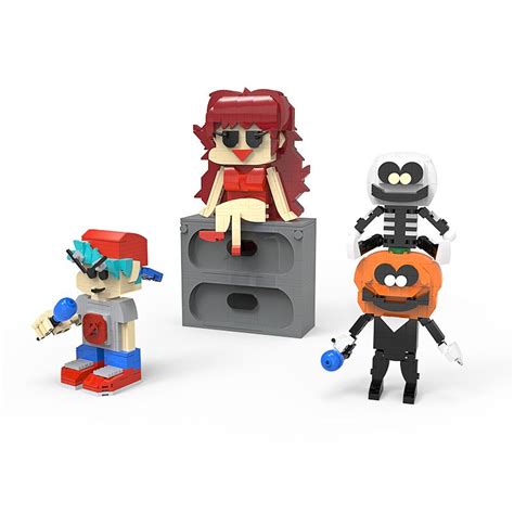 Skid And Pump Boyfriend Girlfriend Minifigures Lego Compatible Friday