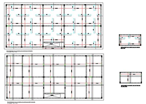 Reinforcement Plan Of Ground Floor Slab Top And Bottom Bars Cadbull