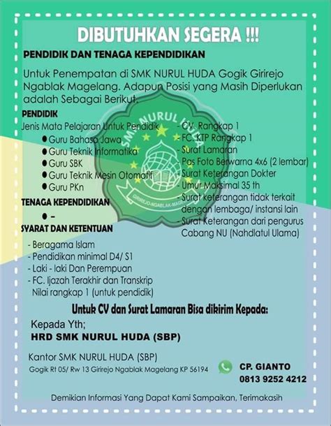 Lowongankerja15.com, lowongan kerja perusahaan umum daerah air minum kota magelang tingkat sma d3 s1 november 2020. Lowongan Kerja di Magelang, Jawa Tengah Januari 2021
