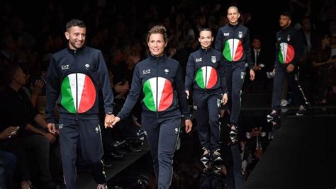 Italian Uniforms For Tokyo 2020 Unveiled At Emporio Armani Collection