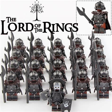 21 Pcs Uruk Hai Orcs Infantry Army Sets Lord Of The Rings War Etsy