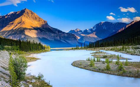 Fonds Decran Canada Montagnes Rivières Ciel Photographie De Paysage