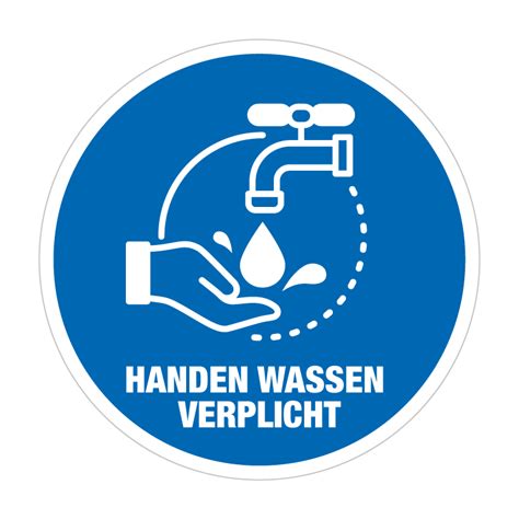 Handen Wassen Verplicht Sticker Vanlommel Printing