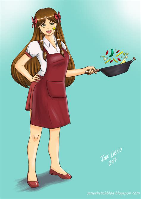 Dibujos Y Sketches De Jane Lasso Melody Cocinando