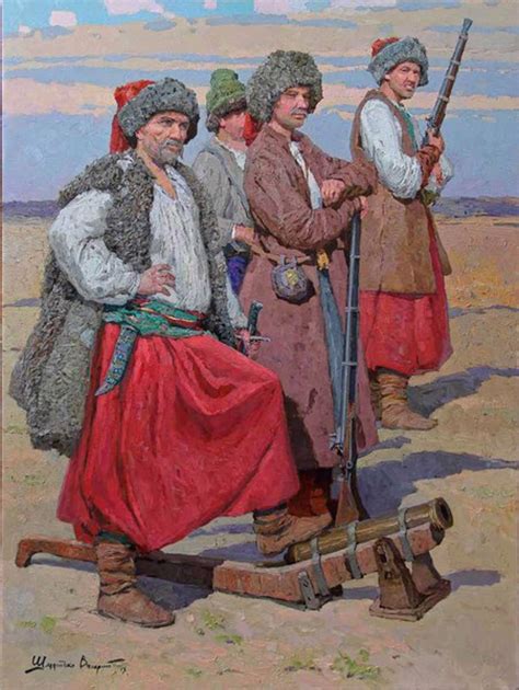 Cossack Warriors By Valery Shmatko Paul Scott Gallery