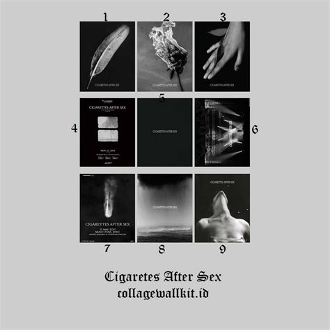 Jual Poster Band Cigarettes After Sex Indonesiashopee Indonesia